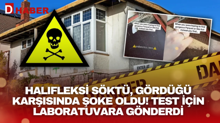 Halıfleksi söktü, gördüğü karşısında şoke oldu! Test için laboratuvara gönderdi